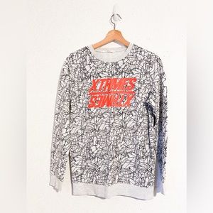 H&M Orange XTRMES Reflected Streetwear Style Sweatshirt Size Small Boy’s 14Y+